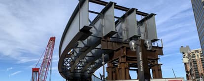 Steel Set for Largest US Transit Project